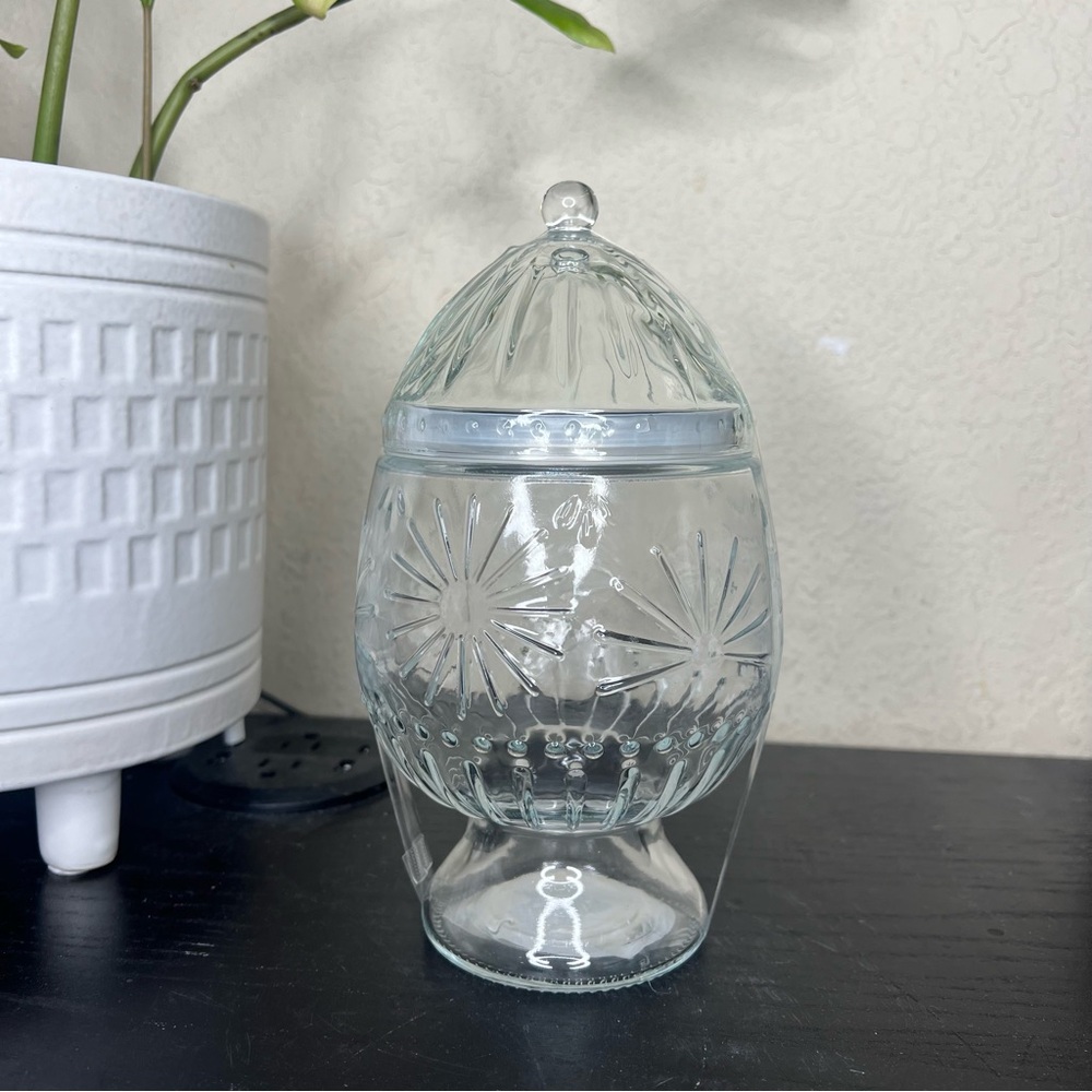 NEW Target Bullseyes Playground Glass Vessel Egg Jar